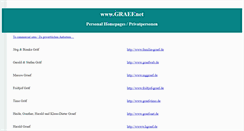 Desktop Screenshot of graef.net